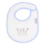 Bib with velcro crown light blue 905